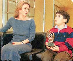 Елена Сафонова со старшим сыном